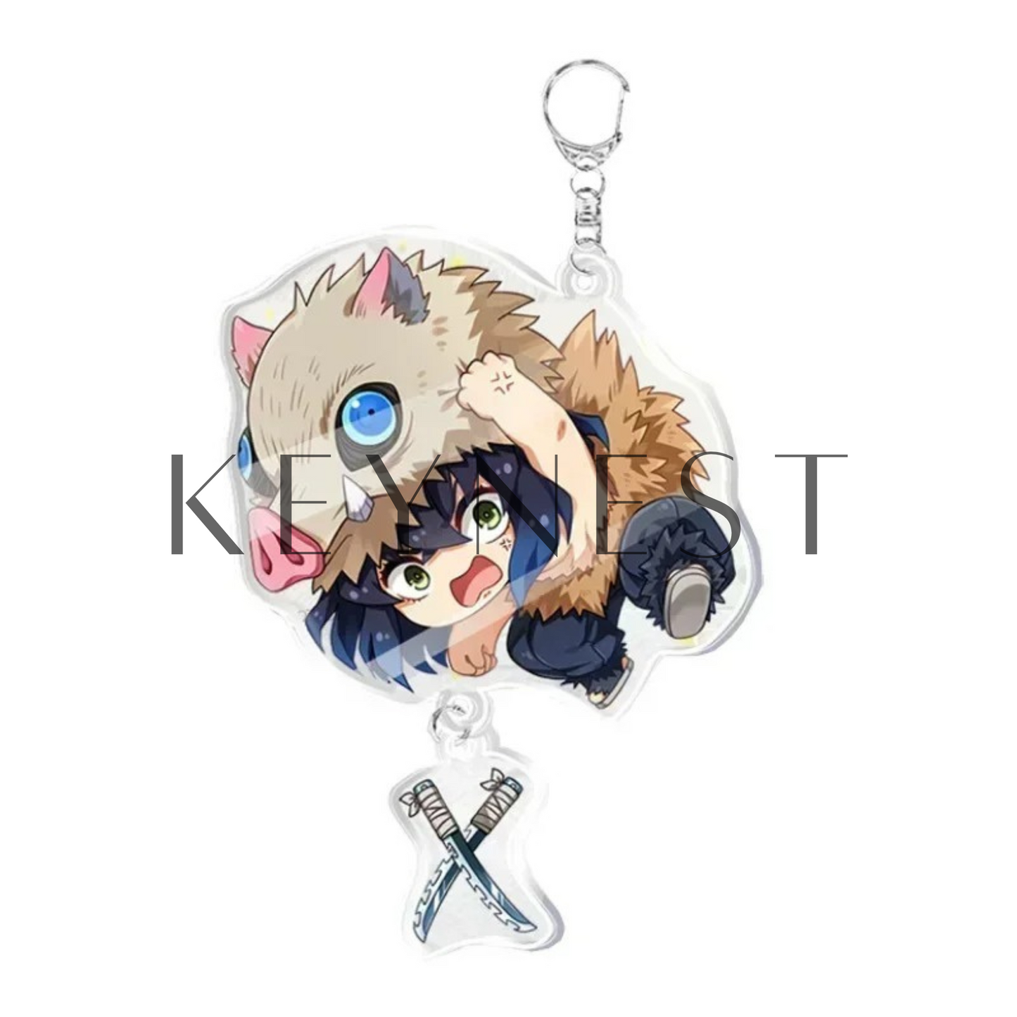 Demon Slayer Acrylic Keychain – 18 Designs Available! ✨