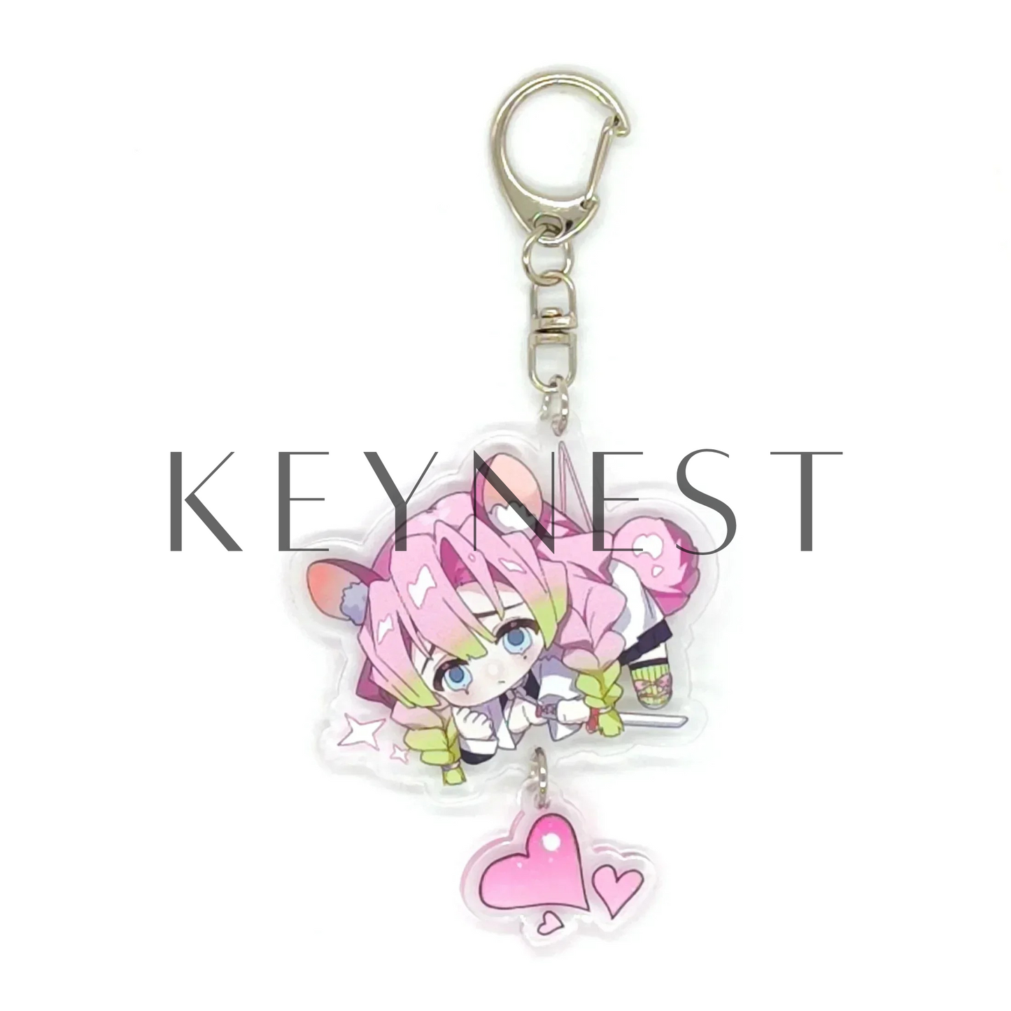 Demon Slayer Acrylic Keychain – 18 Designs Available! ✨