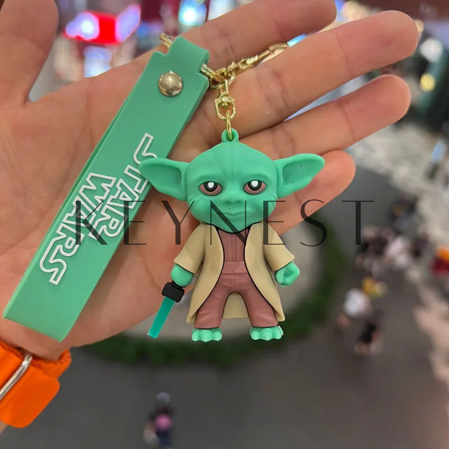 Porte-Clé Star Wars – Maître Yoda & Chewbacca (2 modèles différents) 🌌🦉🐾