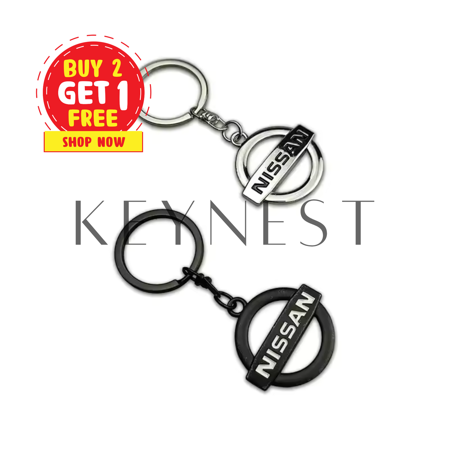 Porte-clés Nissan – 2 modèles au choix pour les passionnés d'automobile !