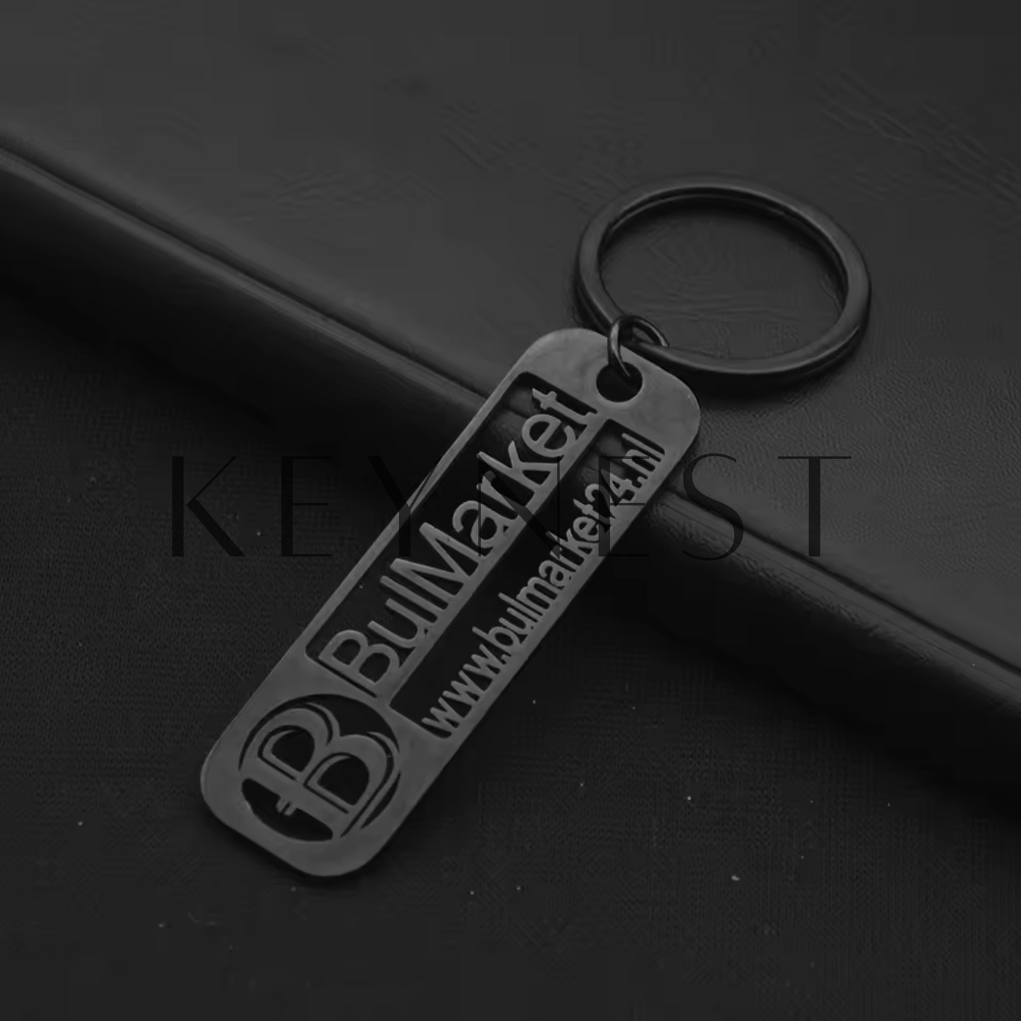 Porte-clé personnalisé anti-perte des clés avec nom, numéro de téléphone et logo 🗝️
