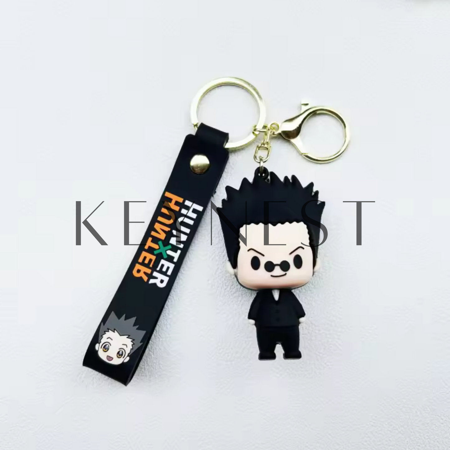 Hunter X Hunter Keychain (2 different models) – Leorio and Chrollo, legendary characters 🔥⚖️💀