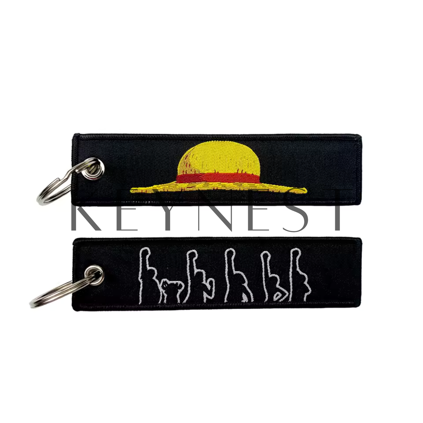 Long porte-clé One Piece – Chapeau de Luffy en mode légende 🎩