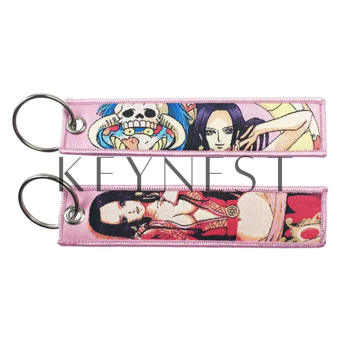 Long porte-clé One Piece – Nico Robin en mode mystérieuse 🌸