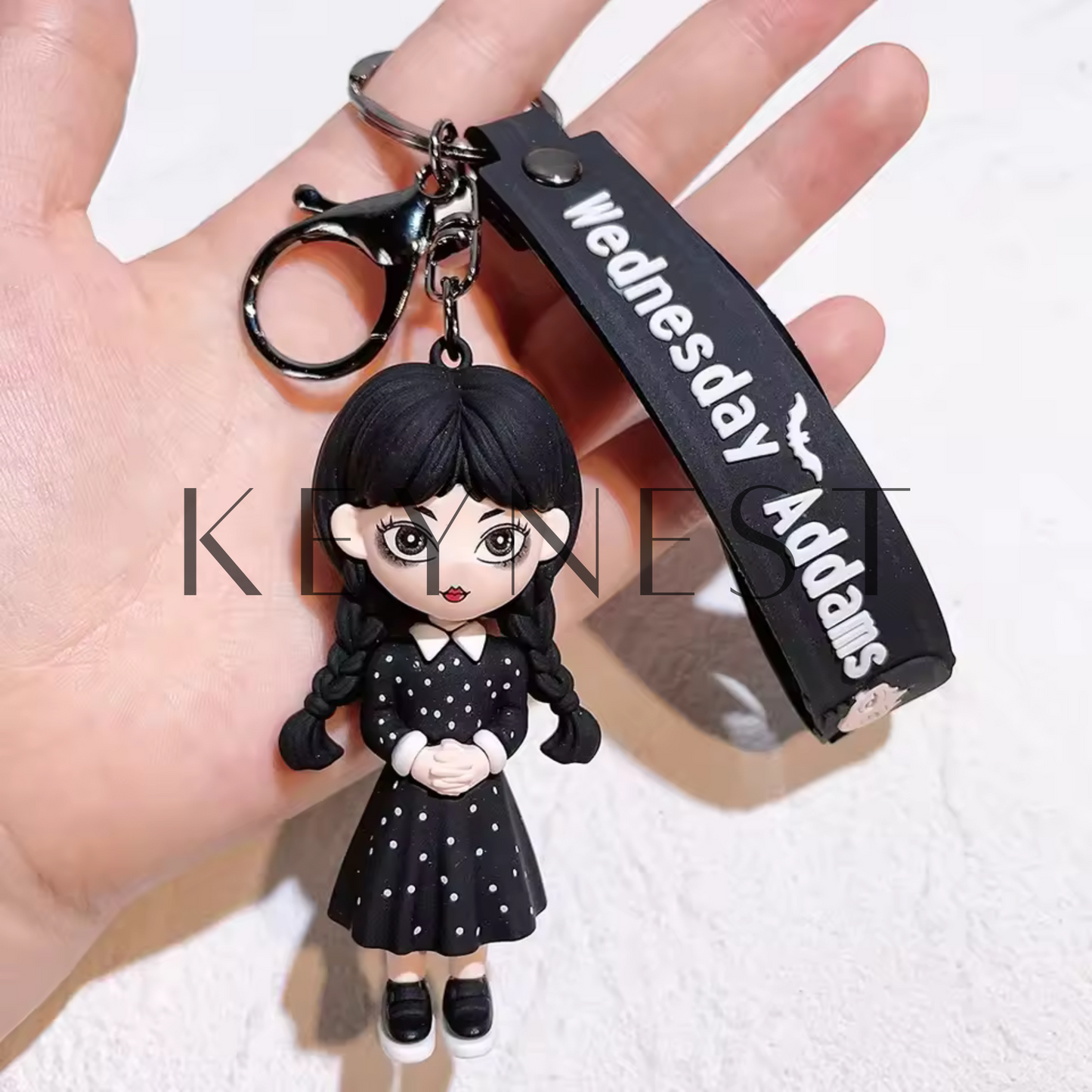 Wednesday Addams Schlüsselanhänger – 3 Designs für geheimnisvolle Seelen verfügbar 🖤