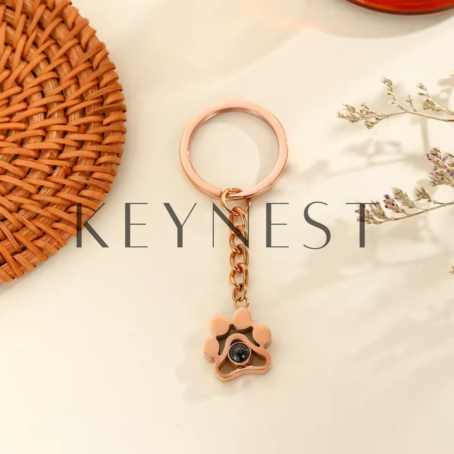 Porte-clés de Projection de Photo personnalisé pour Animaux (3 coloris disponibles) 🐾