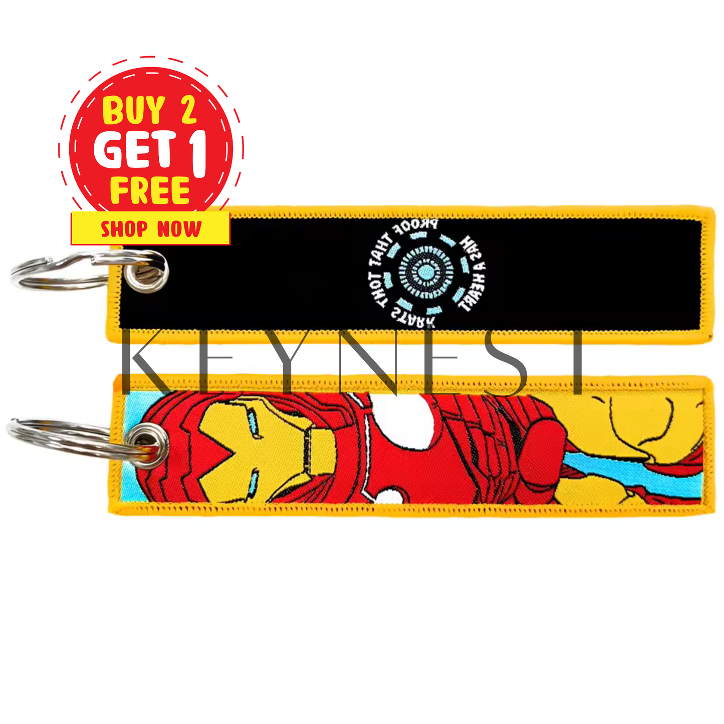 Long porte-clé Iron Man – Iron Man dans sa armure complète 🤖🔥