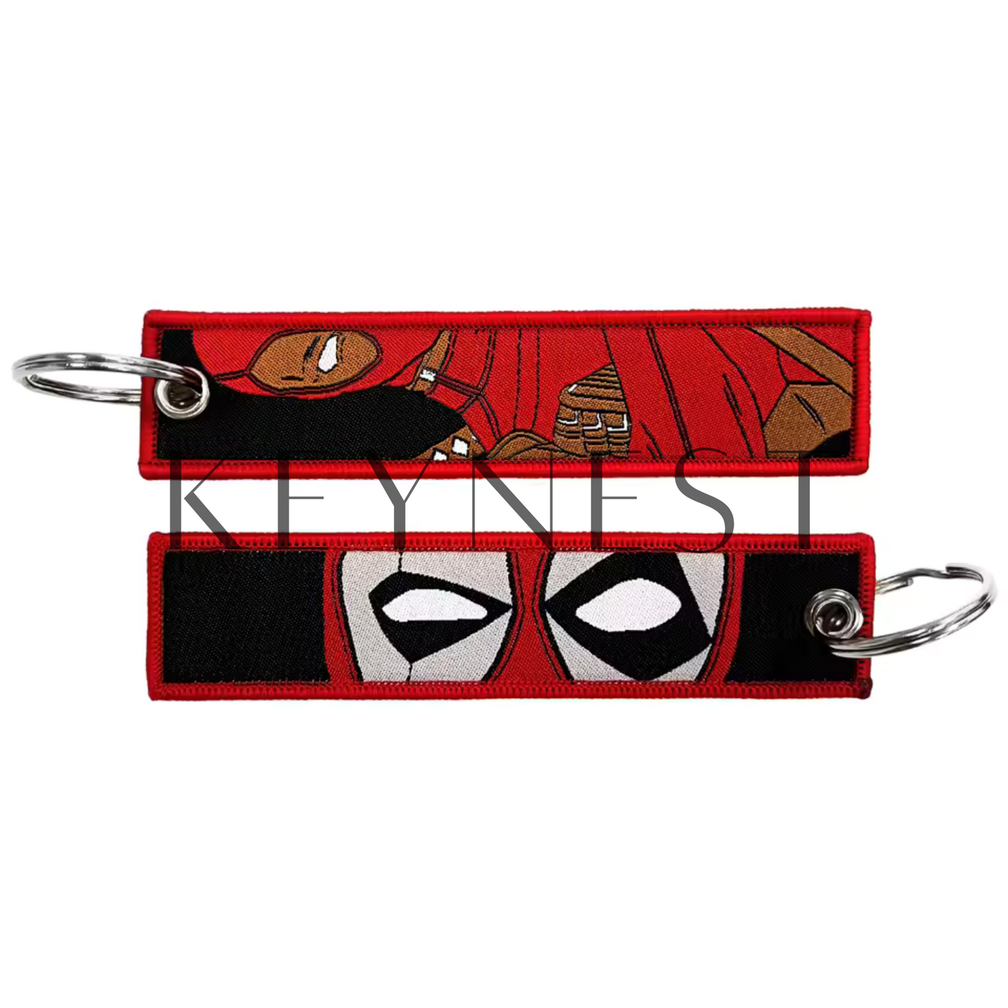 Long porte-clé Deadpool – Deadpool en mode visage emblématique 🖤😈