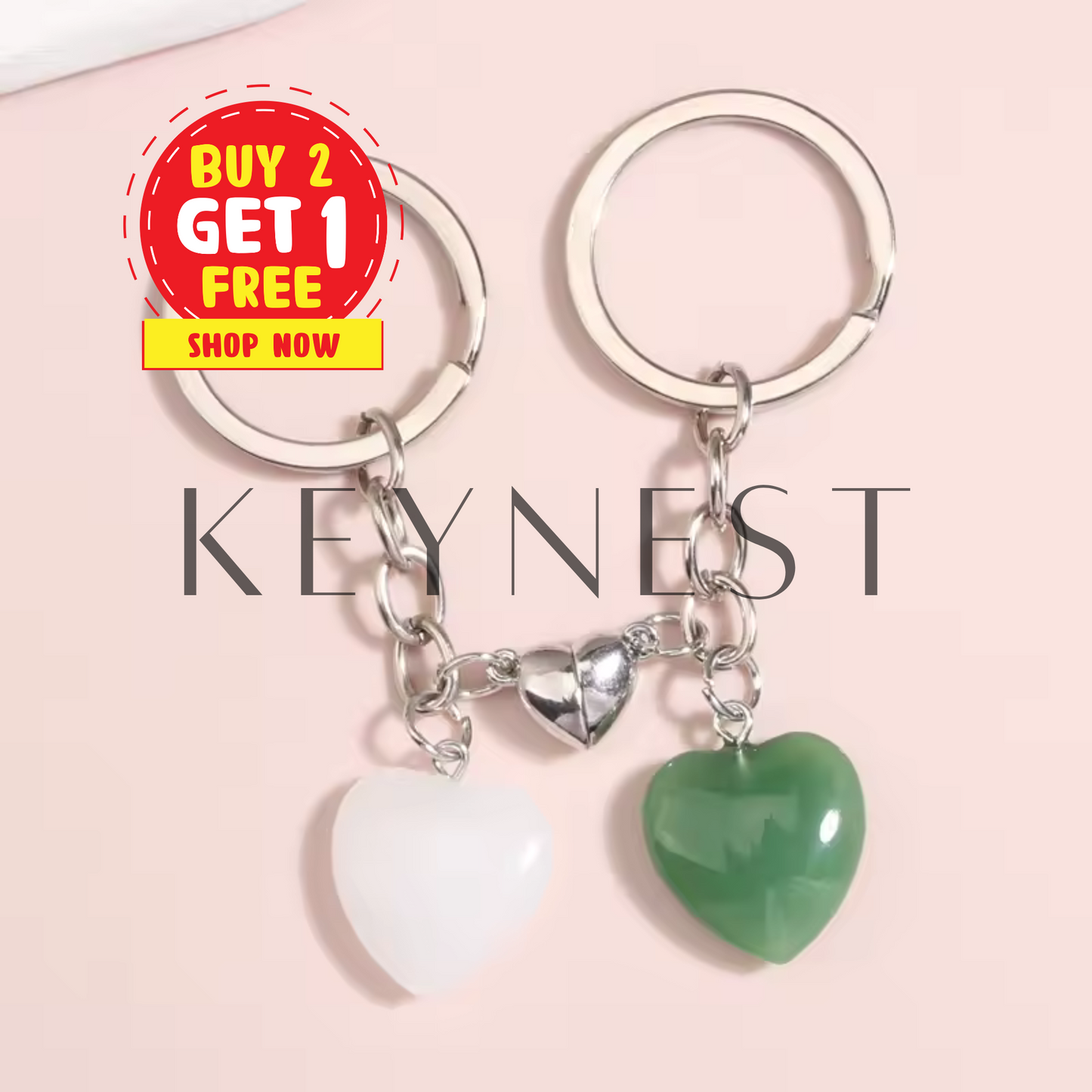 Hearts to Share Keychains (6 models available, including 3 phosphorescent) ๐