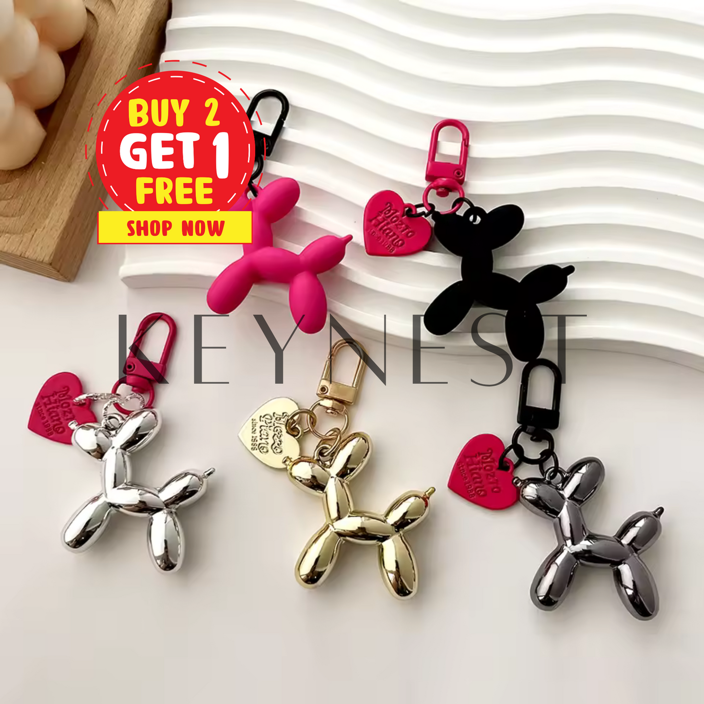 Porte-clé Chien – 37 coloris pour tous les amoureux des toutous
