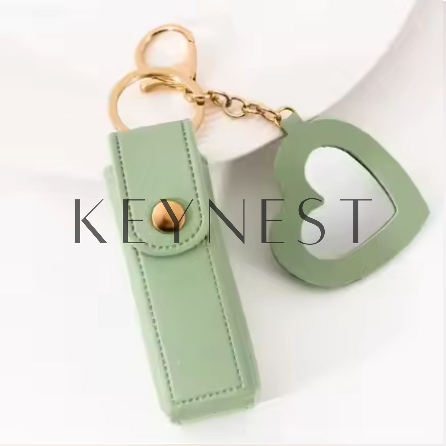 Pochette à Rouge à Lèvres avec Miroir Cœur – 8 modèles disponibles