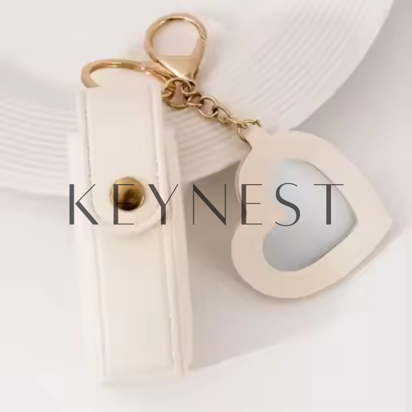 Pochette à Rouge à Lèvres avec Miroir Cœur – 8 modèles disponibles