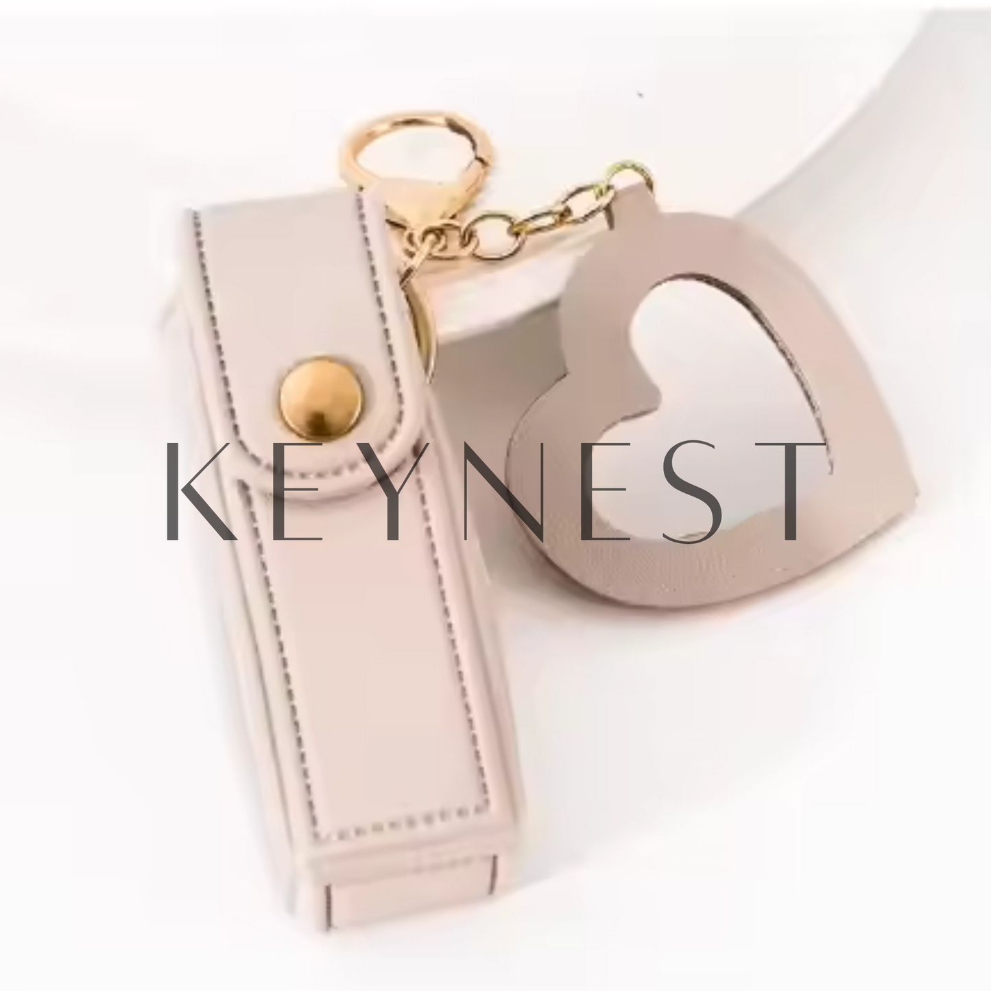 Pochette à Rouge à Lèvres avec Miroir Cœur – 8 modèles disponibles