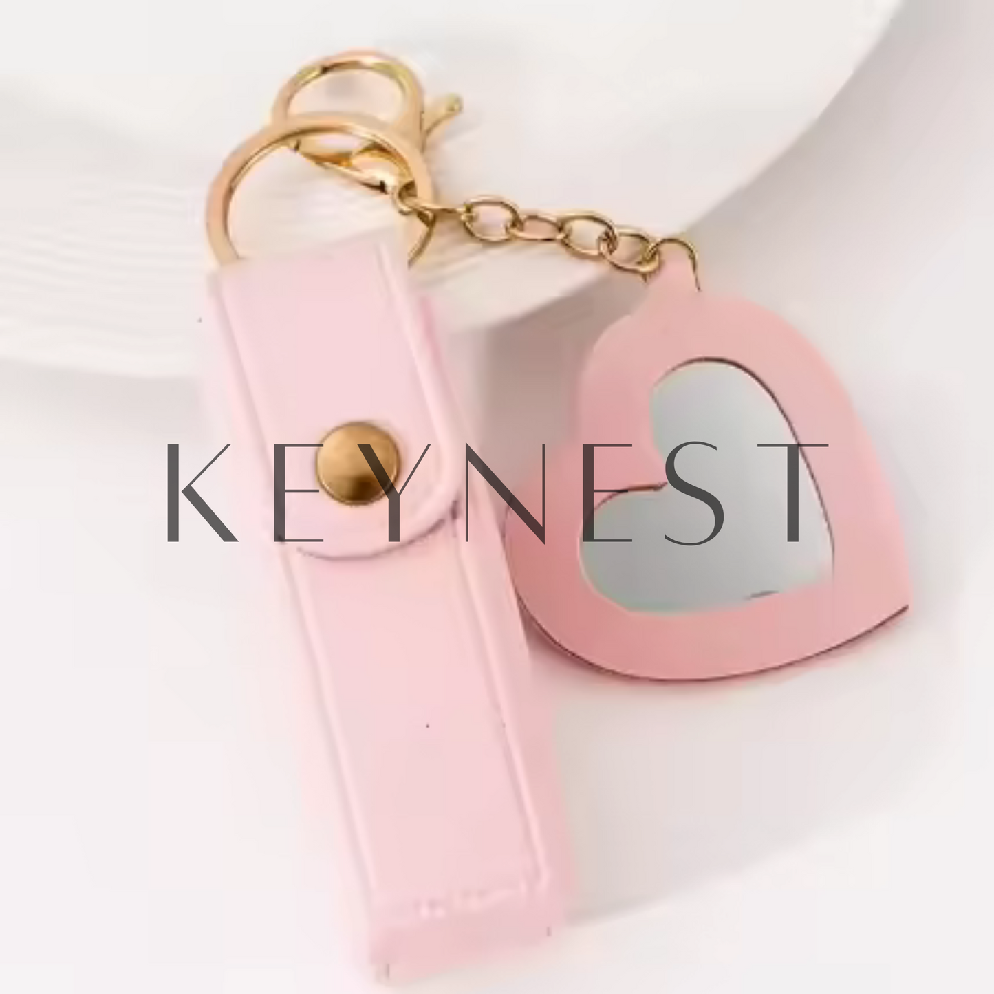 Pochette à Rouge à Lèvres avec Miroir Cœur – 8 modèles disponibles