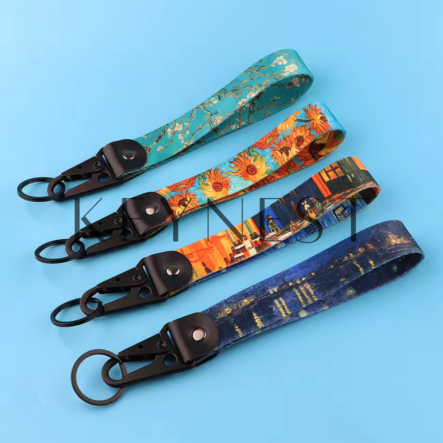 Porte-clé Long – Inspiration Artistique (4 modèles disponibles)🎨
