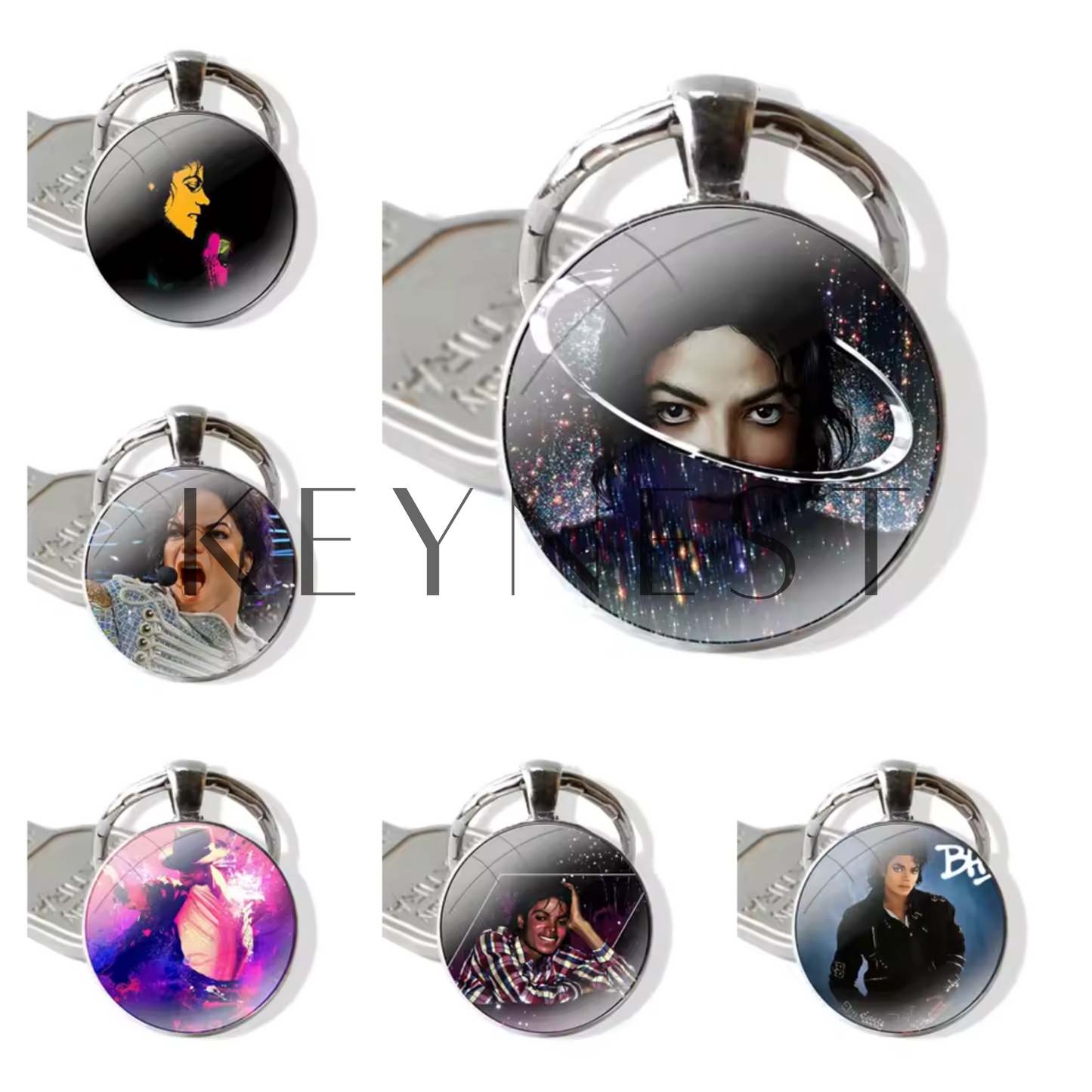 Michael Jackson Keychains โ 9 Models for Fans of the King of Pop ๐ถ๐บ