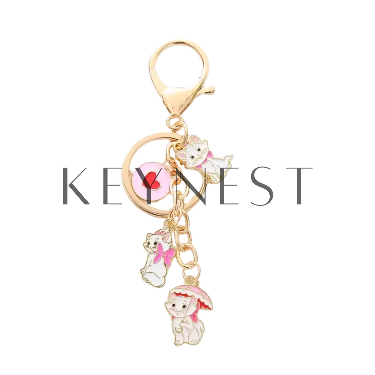 Porte-clés Marie – 3 Modèles Adorables des Aristochats ! 🎀