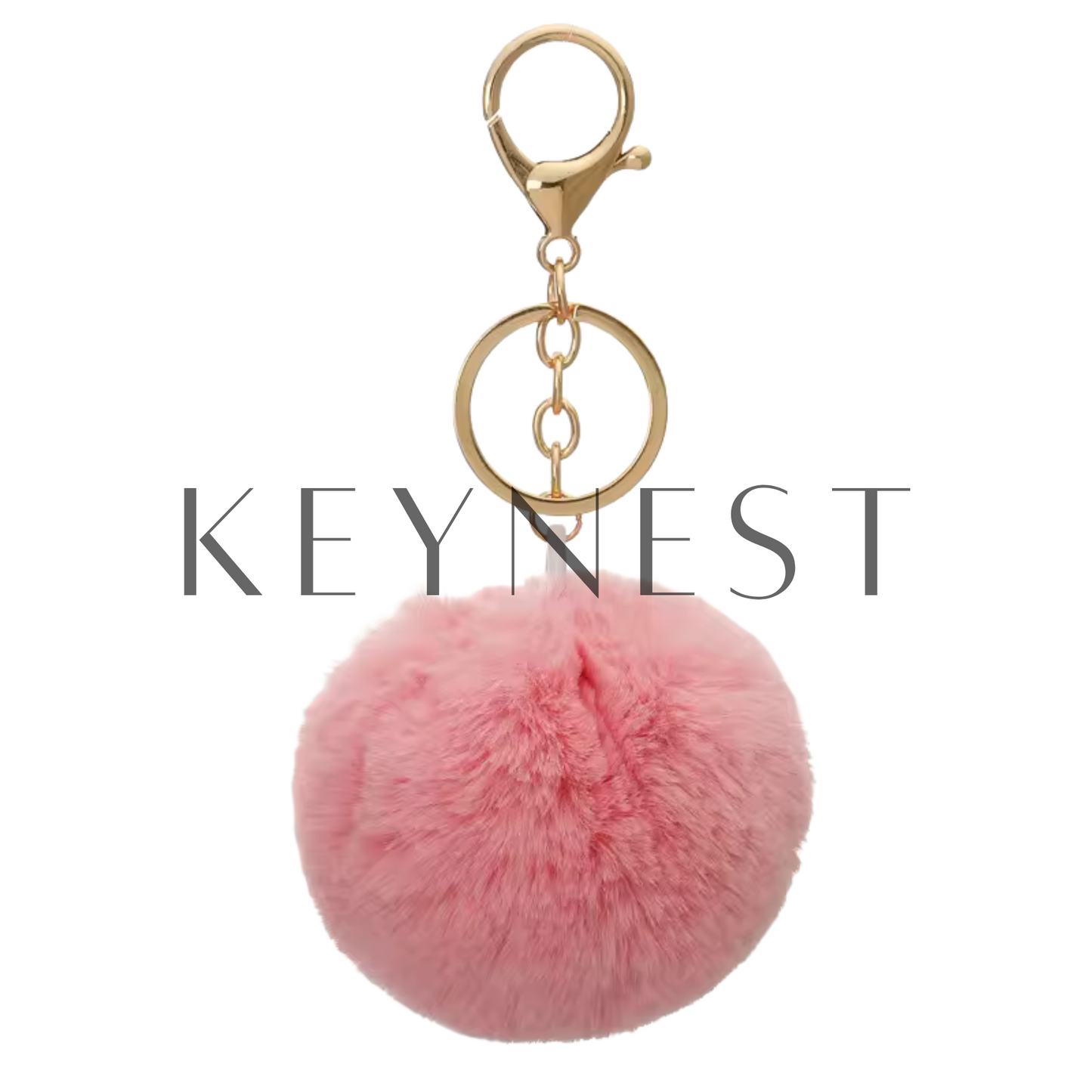 Porte-clé Pompon – 13 coloris pour une touche fluffy au quotidien 🎀✨