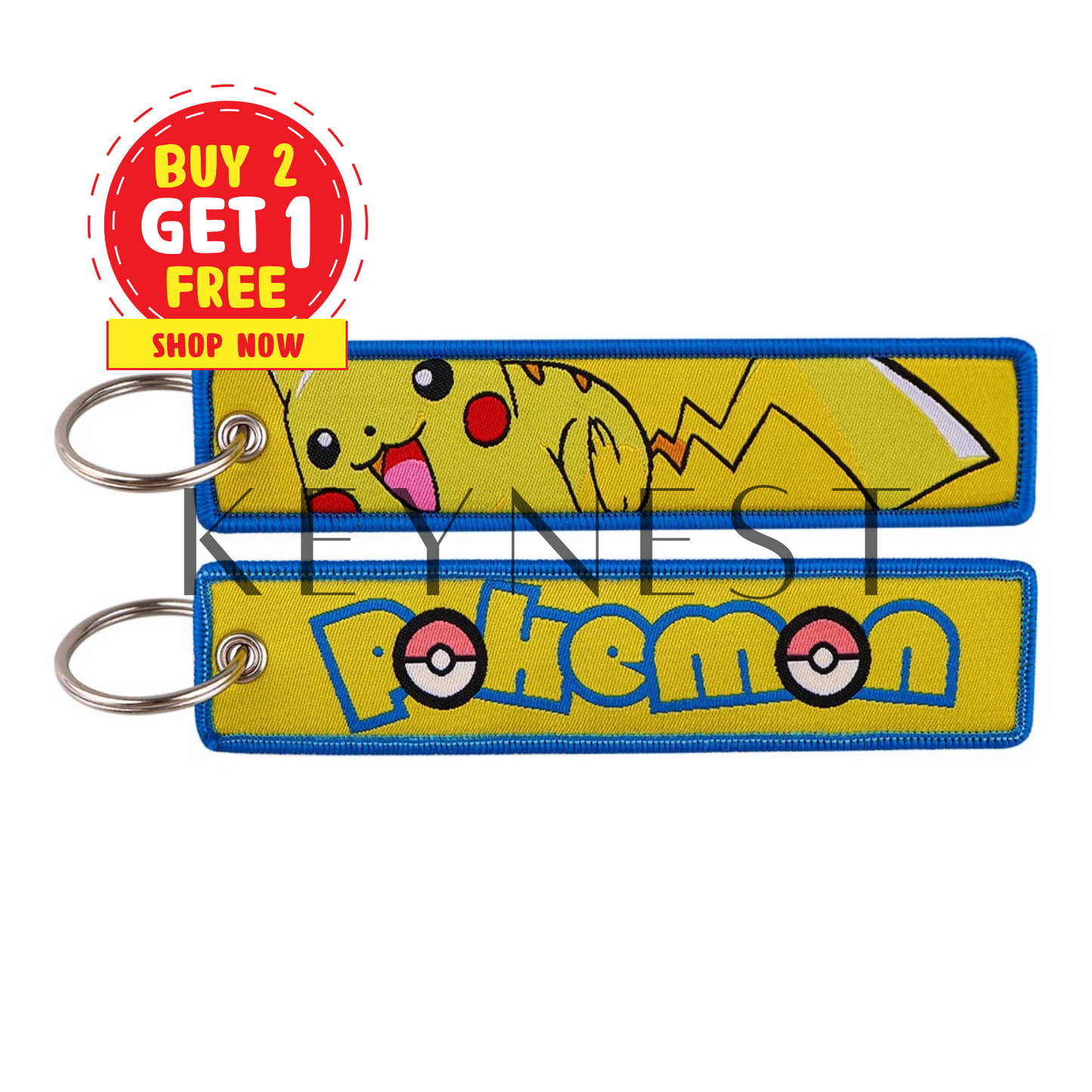 Long Porte-Clé Pokémon Pikachu – L’accessoire adorable pour les vrais dresseurs ! ⚡