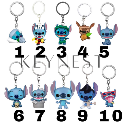 Porte-clé Stitch – 10 Modèles