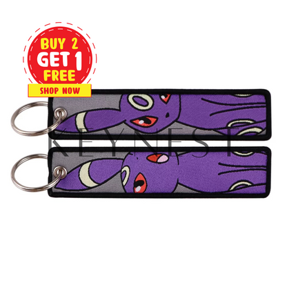 Long Porte-Clé Pokémon Noctali – L’élégance nocturne qui brille dans l’ombre 🌙