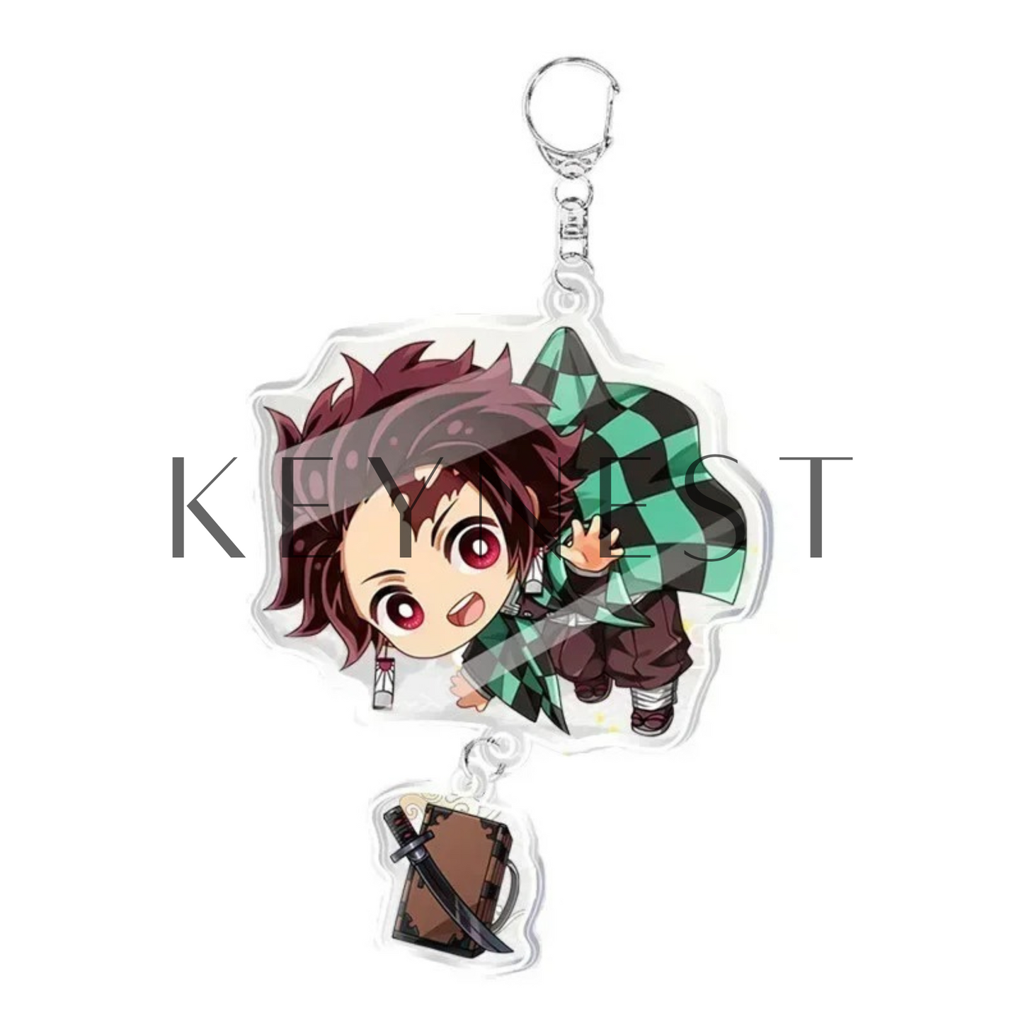 Porte-clé Demon Slayer en Acrylique – 18 Modèles Disponibles ! ✨