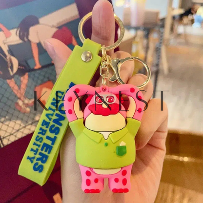 Monsters Inc. Keychain – Jacques, Harley, Henry and Rick 👹