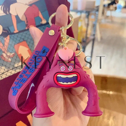 Monsters Inc. Keychain – Jacques, Harley, Henry and Rick 👹