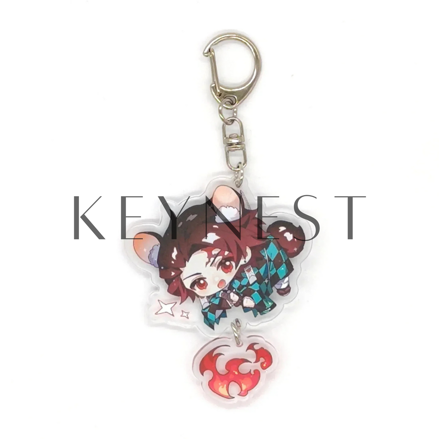 Porte-clé Demon Slayer en Acrylique – 18 Modèles Disponibles ! ✨