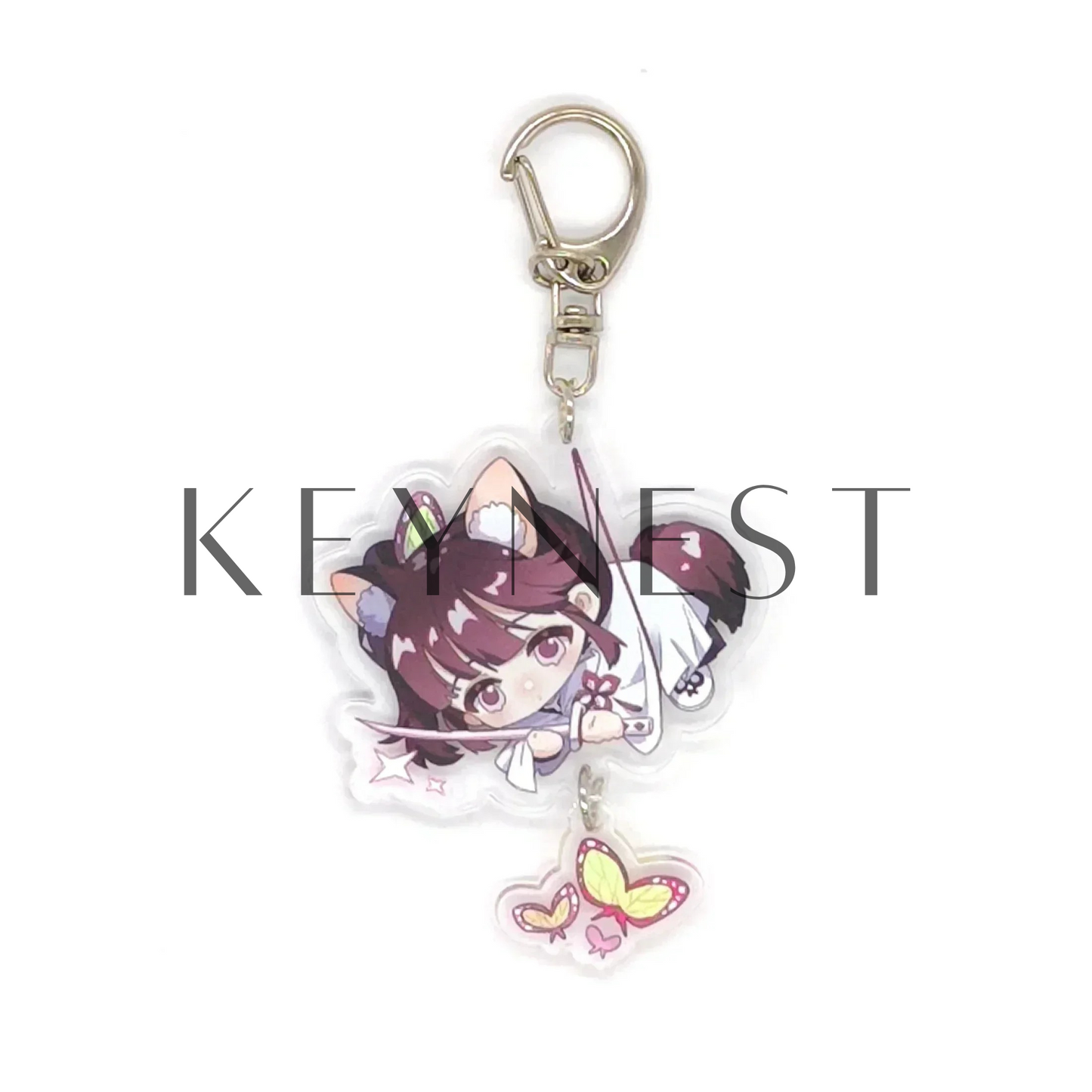 Porte-clé Demon Slayer en Acrylique – 18 Modèles Disponibles ! ✨