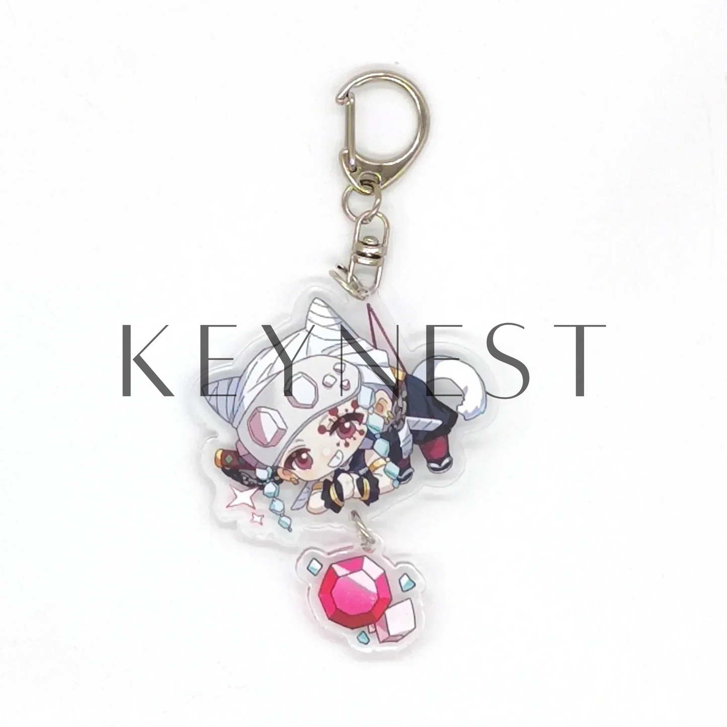 Porte-clé Demon Slayer en Acrylique – 18 Modèles Disponibles ! ✨