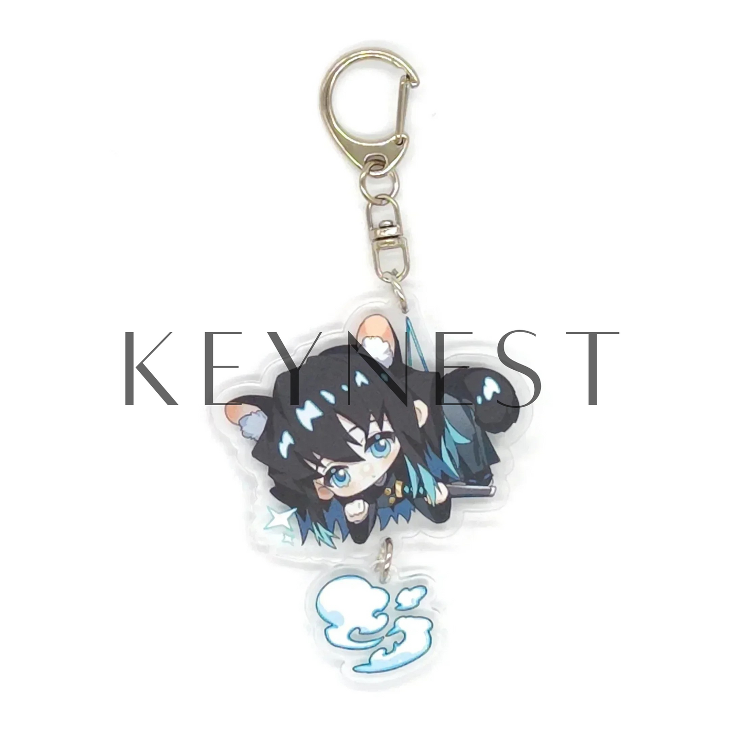 Porte-clé Demon Slayer en Acrylique – 18 Modèles Disponibles ! ✨