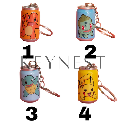 Porte-clé Canette Pokémon – 4 Modèles au Choix !