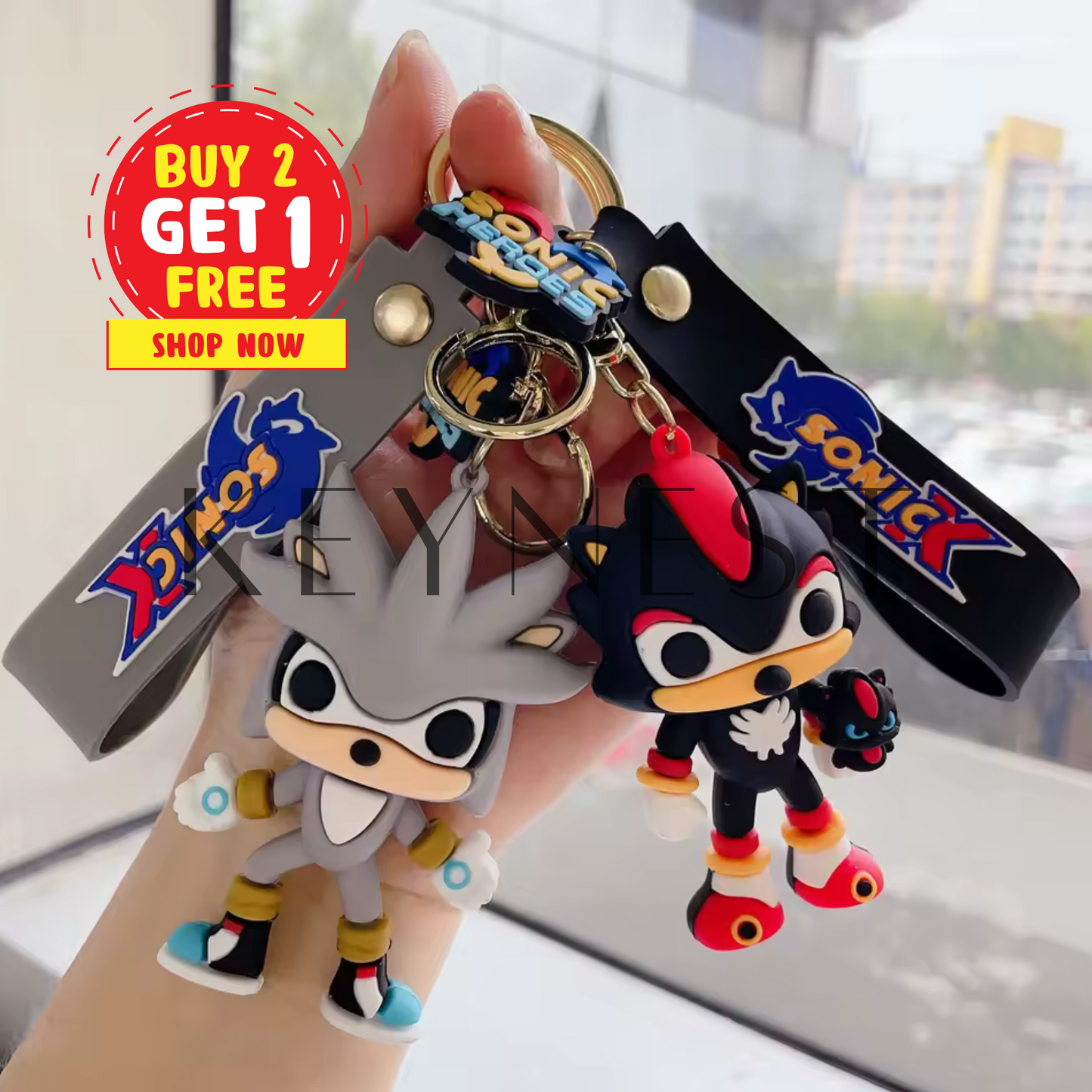 Porte-clé Sonic – 2 modèles disponibles 🌀