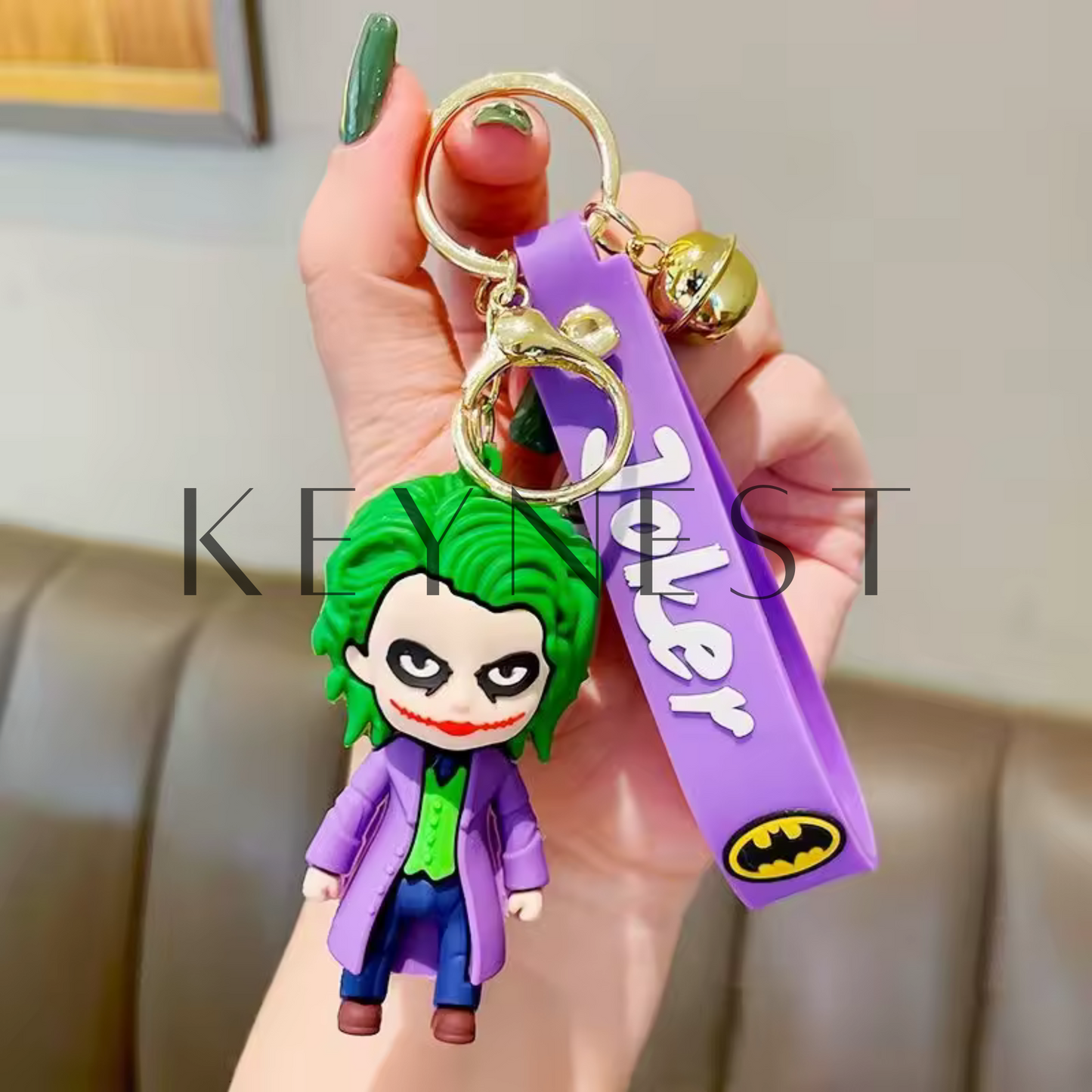Porte-clé Joker (2 coloris différents) – Le chaos en poche 🃏