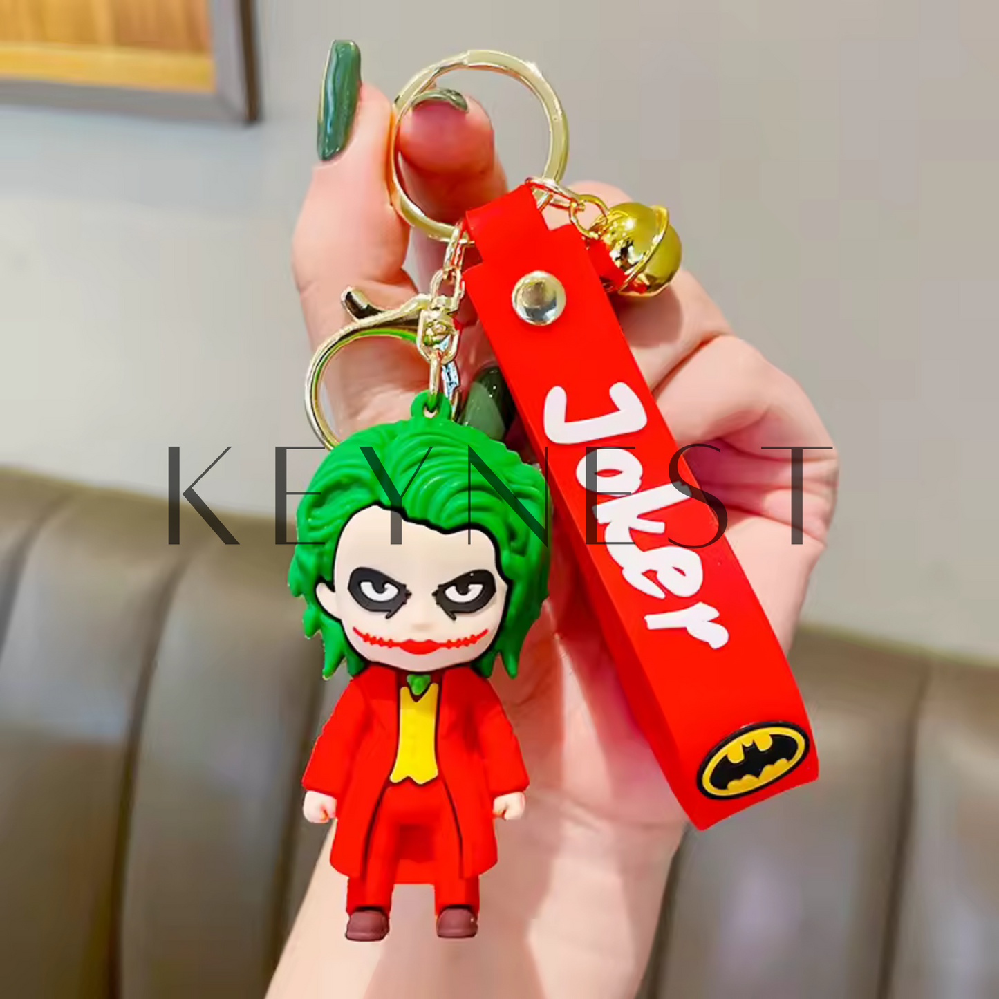 Porte-clé Joker (2 coloris différents) – Le chaos en poche 🃏