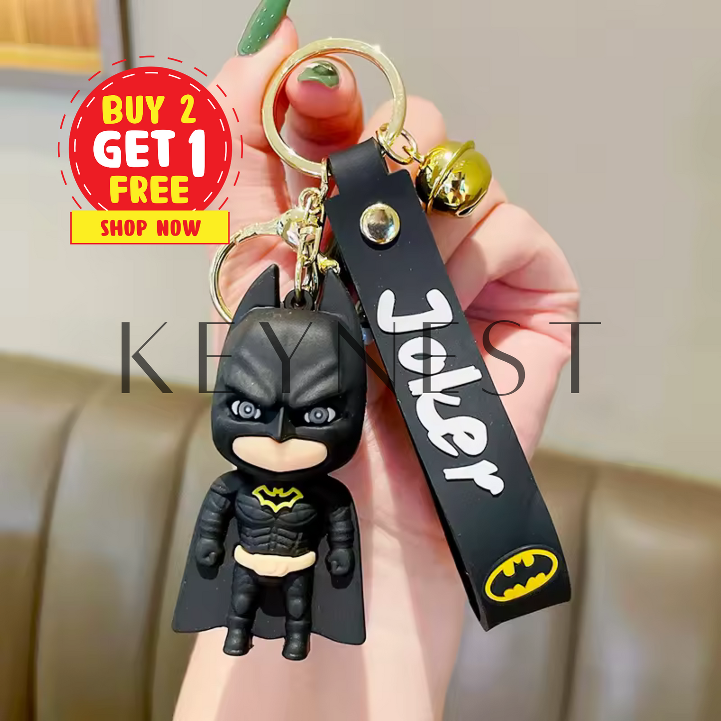 Porte-clé Batman – Le justicier de Gotham toujours à tes côtés 🦇🌑