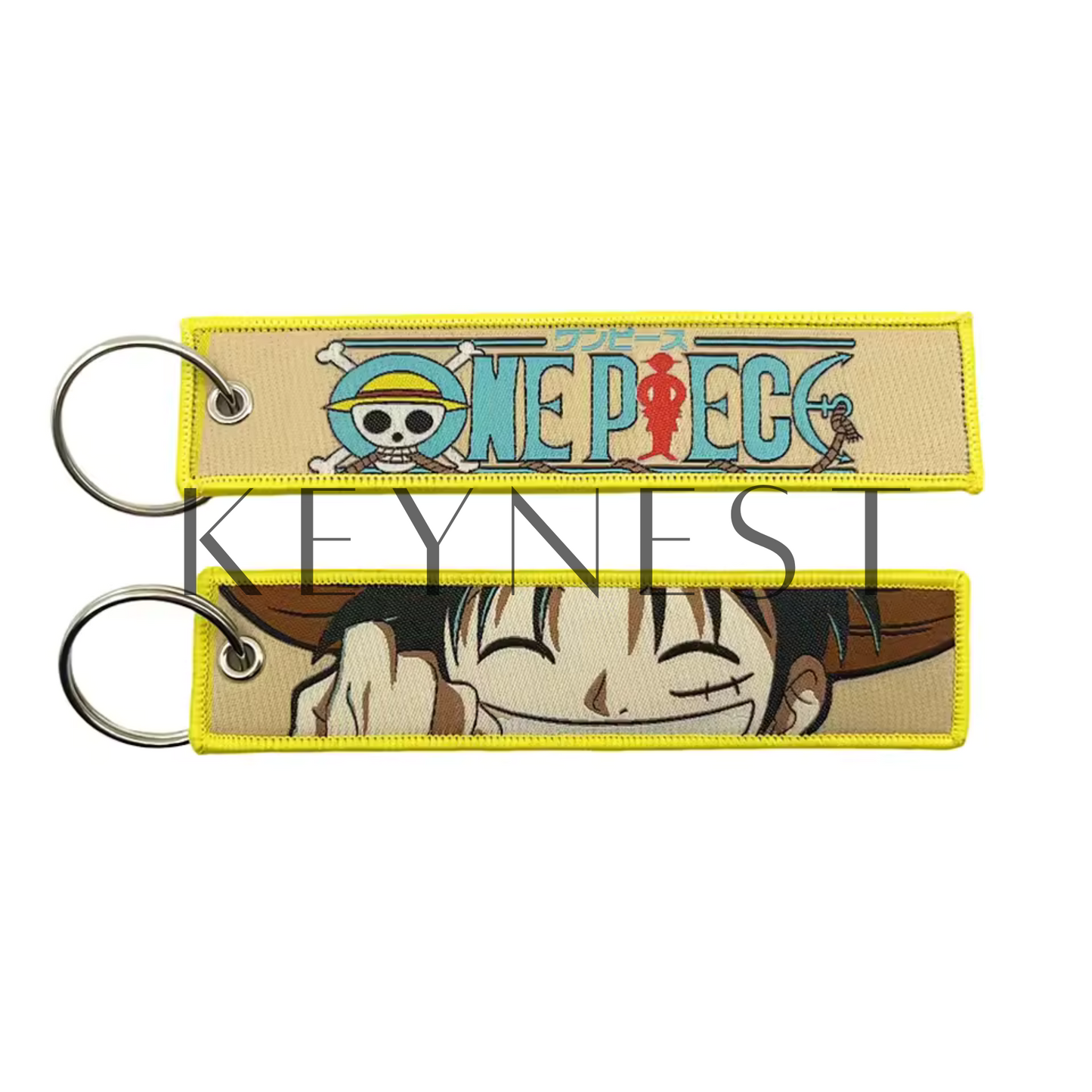 Long porte-clé One Piece – Monkey D. Luffy en mode aventure 🌍
