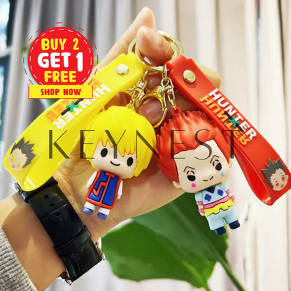Hunter X Hunter Keychain (2 different models) – Kurapika and Hisoka, legends of the Hunter World 🏹🃏