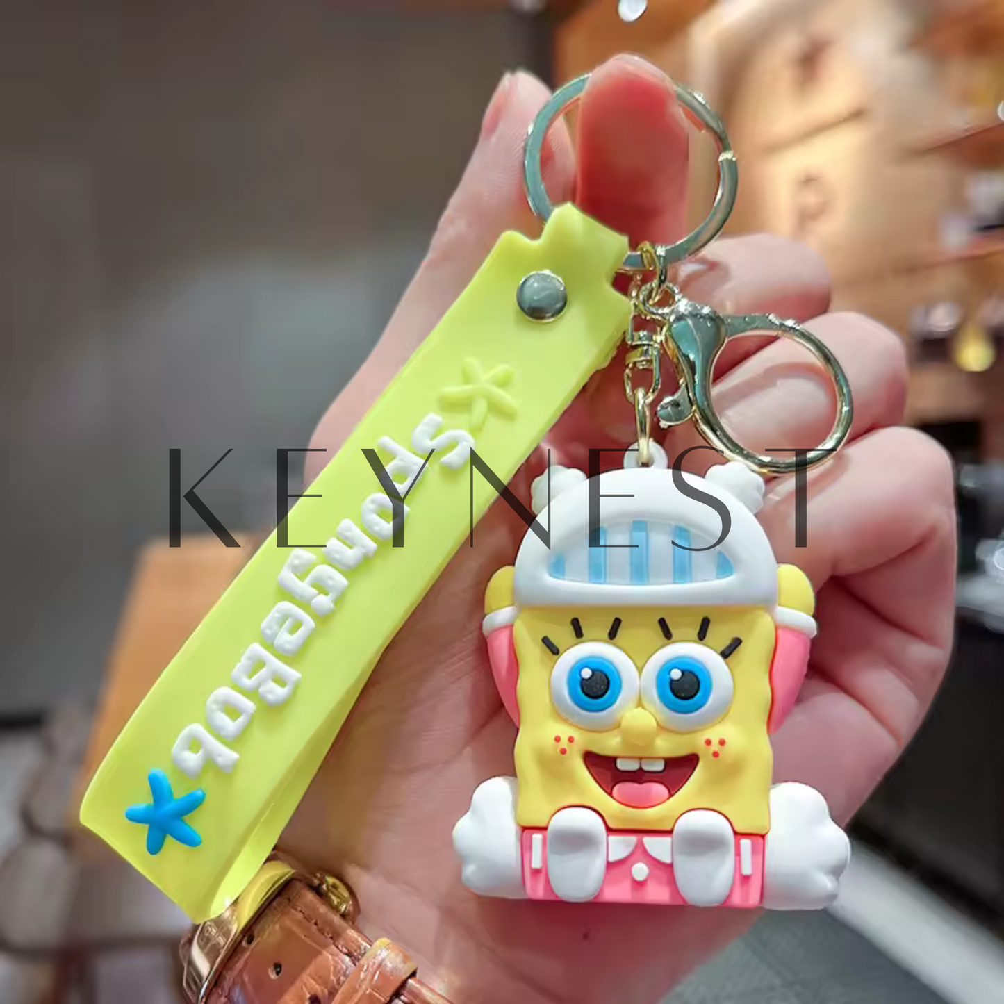 Porte-clé Bob l'Éponge et Patrick Bébé – 2 modèles disponibles pour les fans de Bikini Bottom 🧽