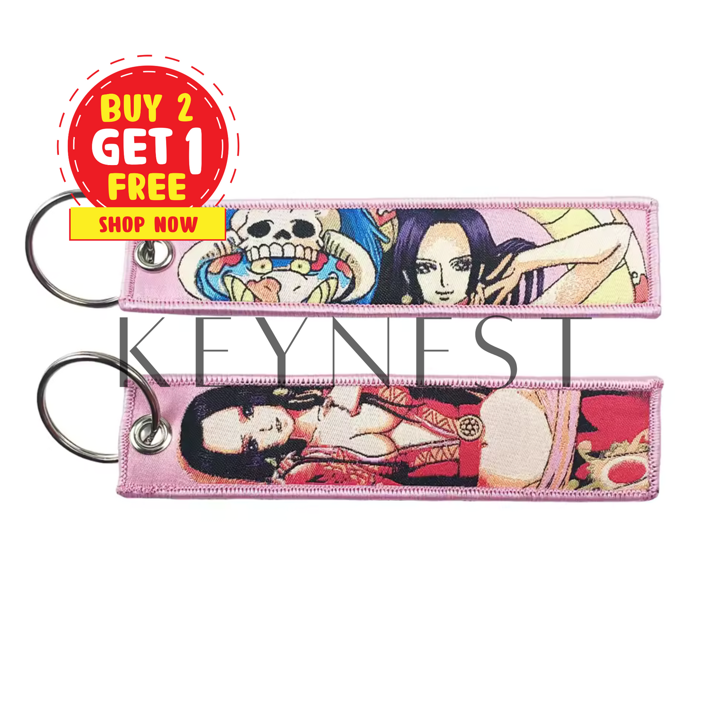 Long porte-clé One Piece – Nico Robin en mode mystérieuse 🌸