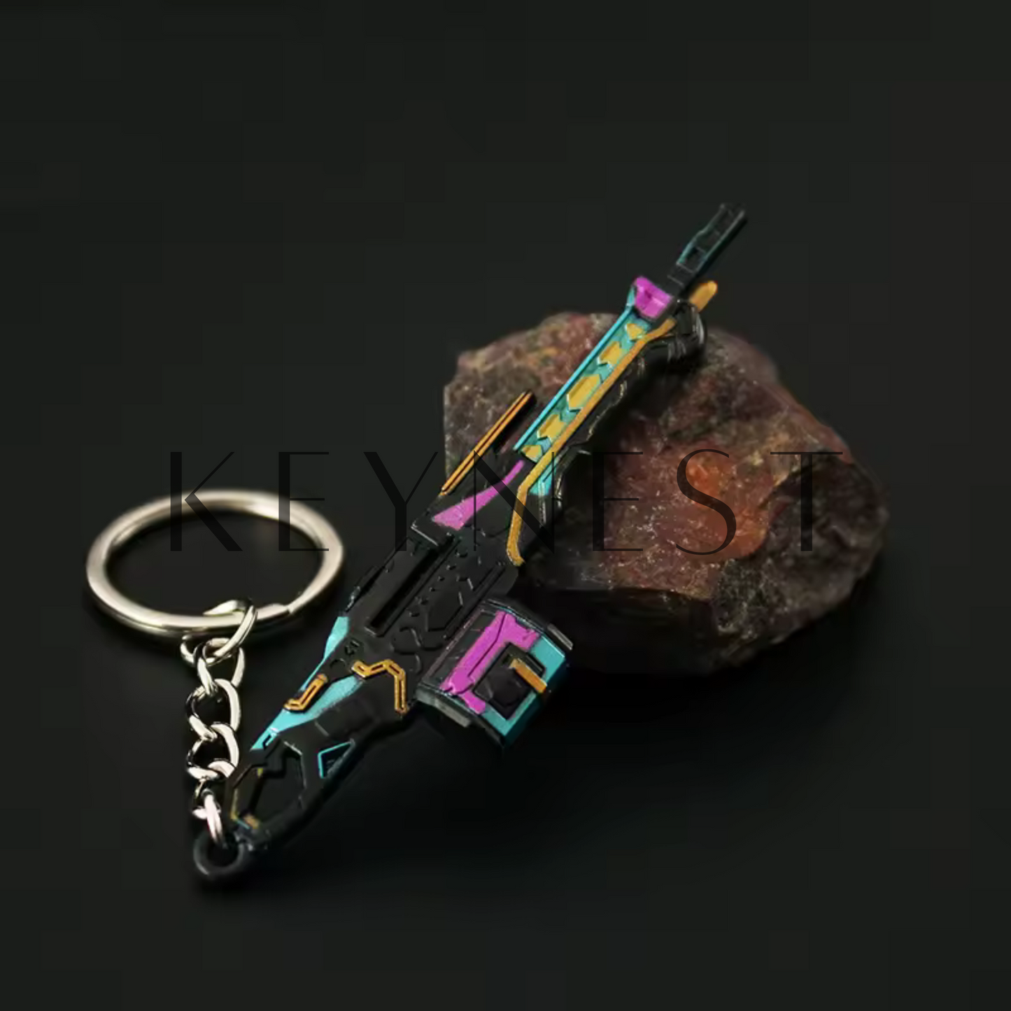 Porte-clé Valorant – Skin Odin Glitchpop : style futuriste et explosif 🎮