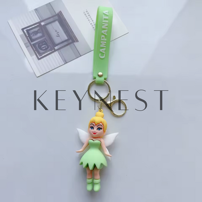 Porte-clé Peter Pan – 3 modèles : Peter, la Fée Clochette et le Capitaine Crochet 🧚‍♀️
