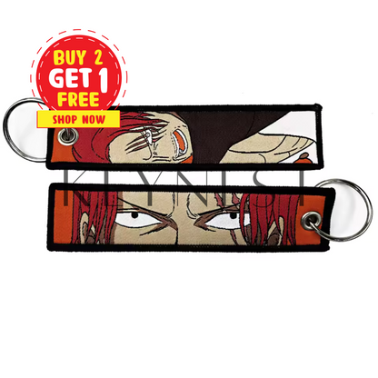 Long porte-clé One Piece – Shanks en mode colère 🔥