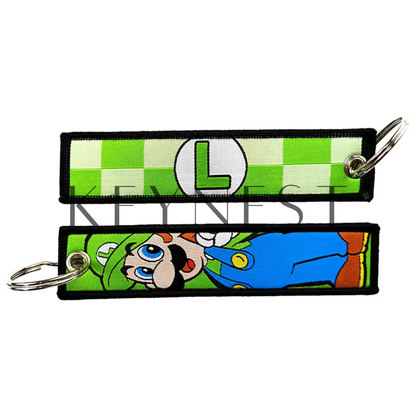 Long porte-clé Luigi – Luigi en mode courageux et déterminé 🍄💚