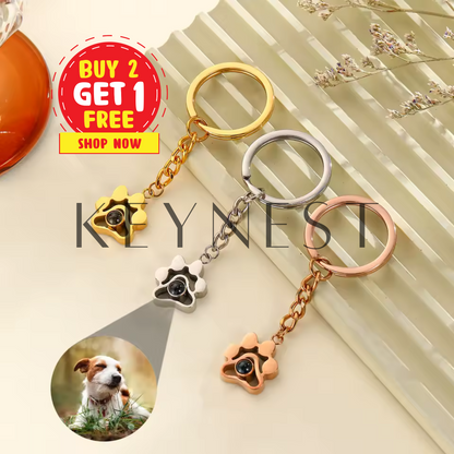 Porte-clés de Projection de Photo personnalisé pour Animaux (3 coloris disponibles) 🐾