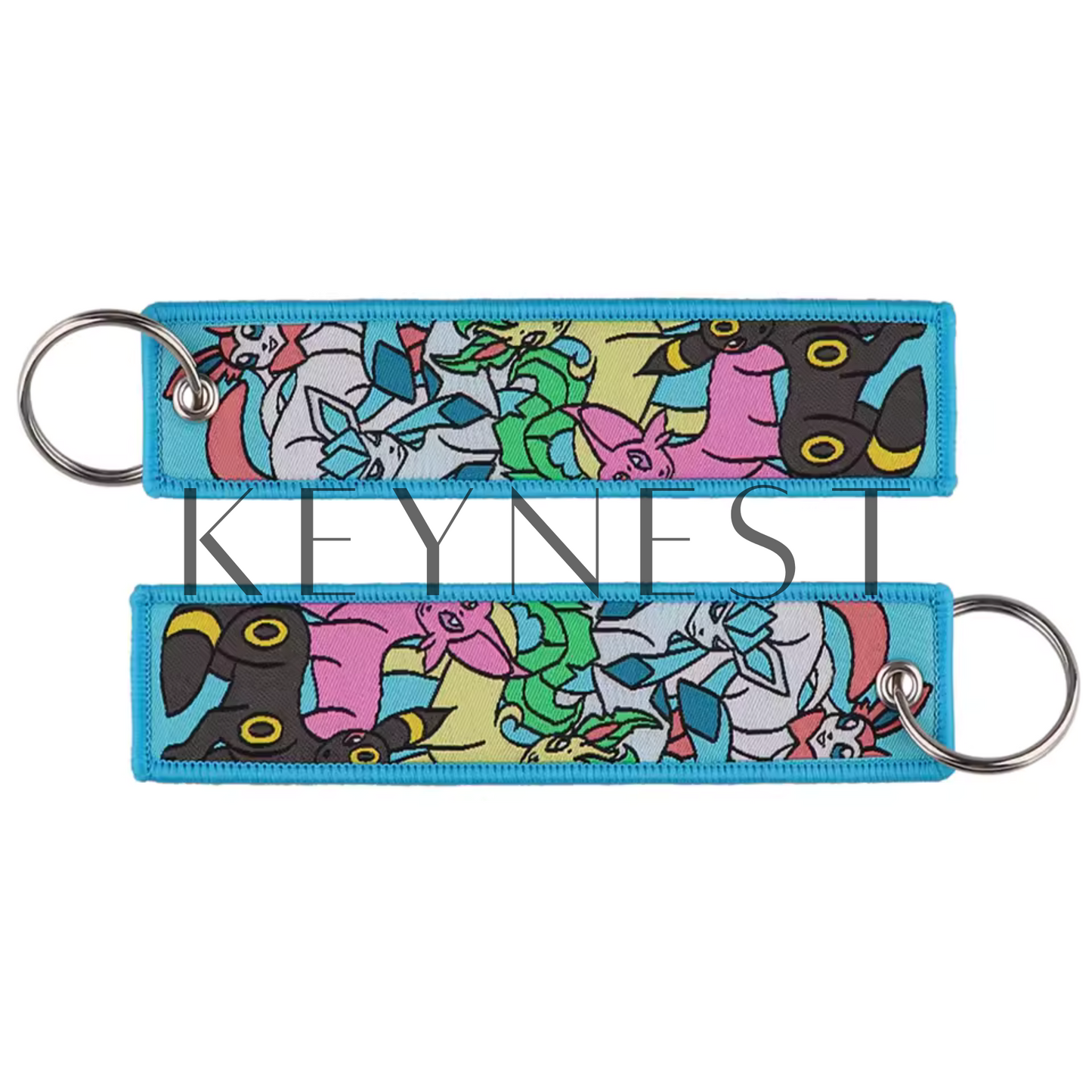 Long porte-clé Pokémon – Les évolutions d’Évoli en mode majestueux ✨