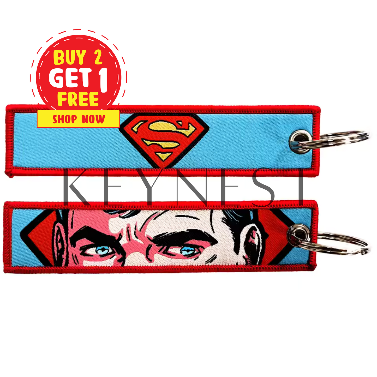 Long porte-clé Superman – Superman en mode héros du ciel 🦸‍♂️💥