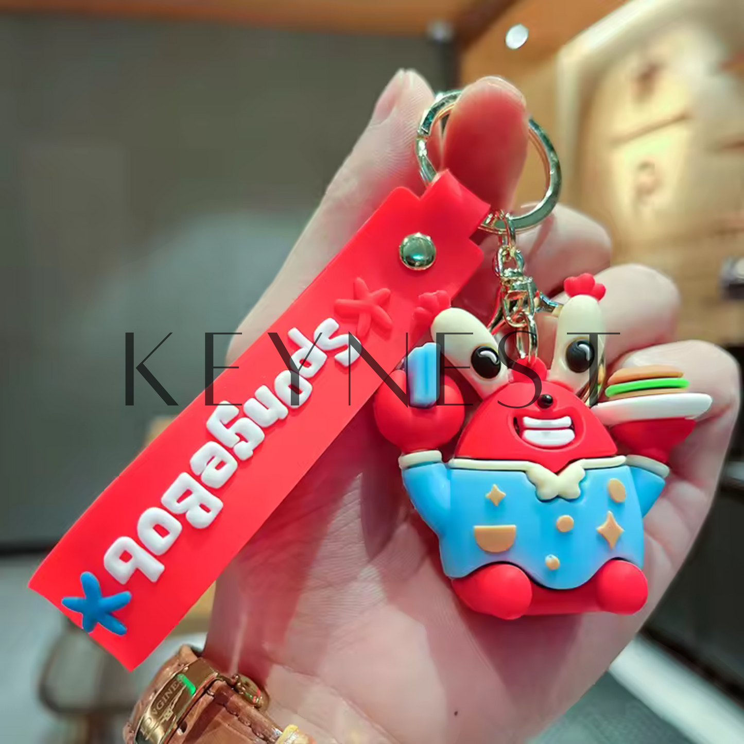 Porte-clé Mr. Krabs Bébé – Disponible pour les fans de Bikini Bottom 🦀