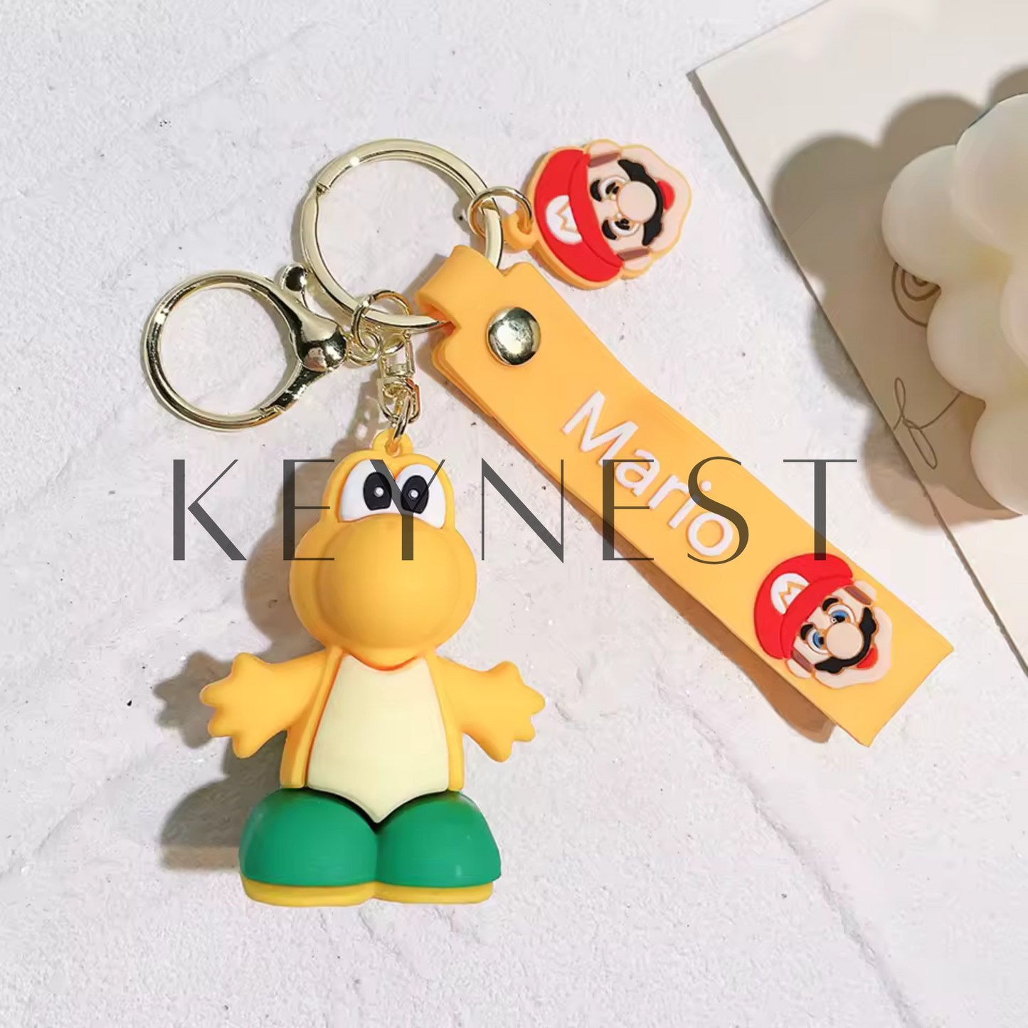 Porte-clé Toad, Goomba et Koopa Troopa – 3 modèles issus du monde de Mario 🍄🐢👾